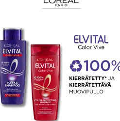 L'Oréal Paris Shampoot<Elvital Color Vive Purple violetinvärinen hopeashampoo 200ml