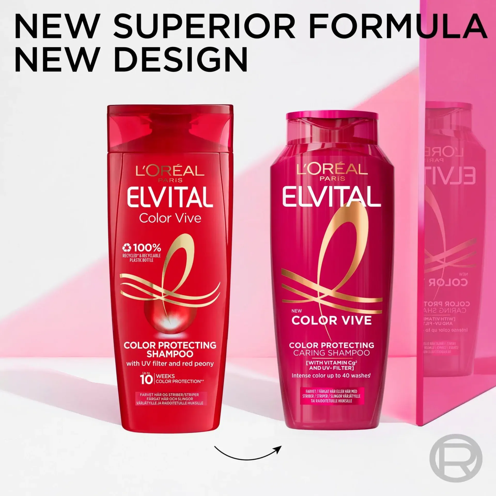 L'Oréal Paris Shampoot<Elvital Color-Vive Shampoo värjätyille ja raidoitetuille hiuksille 250ml
