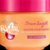 L'Oréal Paris Hiusnaamiot Ja -Tehohoidot|Hiustenhoito<Elvital Dream Length Savior Mask hiusnaamio pitkille, vaurioituneille hiuksille 300ml