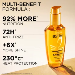 L'Oréal Paris Hiustenhoito<Elvital Extraordinary Oil hiusöljy kaikille hiustyypeille 100ml