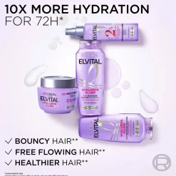 L'Oréal Paris Hiustenhoito<Elvital Hyaluron Plump hoitoaine kosteutta kaipaaville hiuksille 200ml