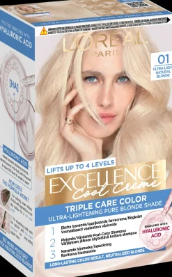 L'Oréal Paris Hiusvärit<Excellence Creme 01 Blonde Supreme Erittäin Kirkas Vaalea kestoväri 1kpl