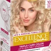 L'Oréal Paris Hiusvärit<Excellence Creme 10 Extra Light Blonde Kirkas Vaalea kestoväri 1kpl