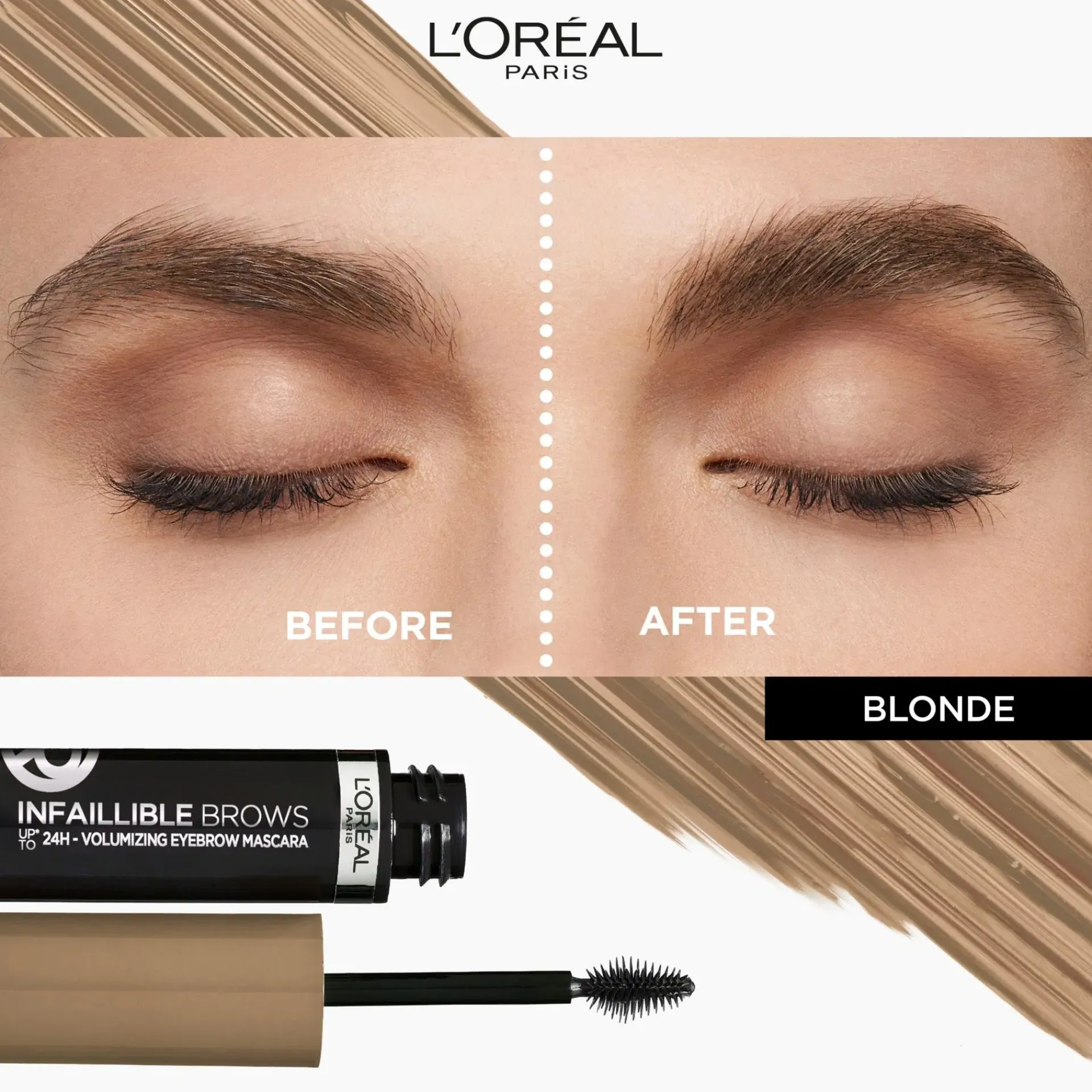 L'Oréal Paris Silmämeikit<Infaillible Brows 24H Volumizing Eyebrow 7.0 Blonde kulmamaskara 5ml