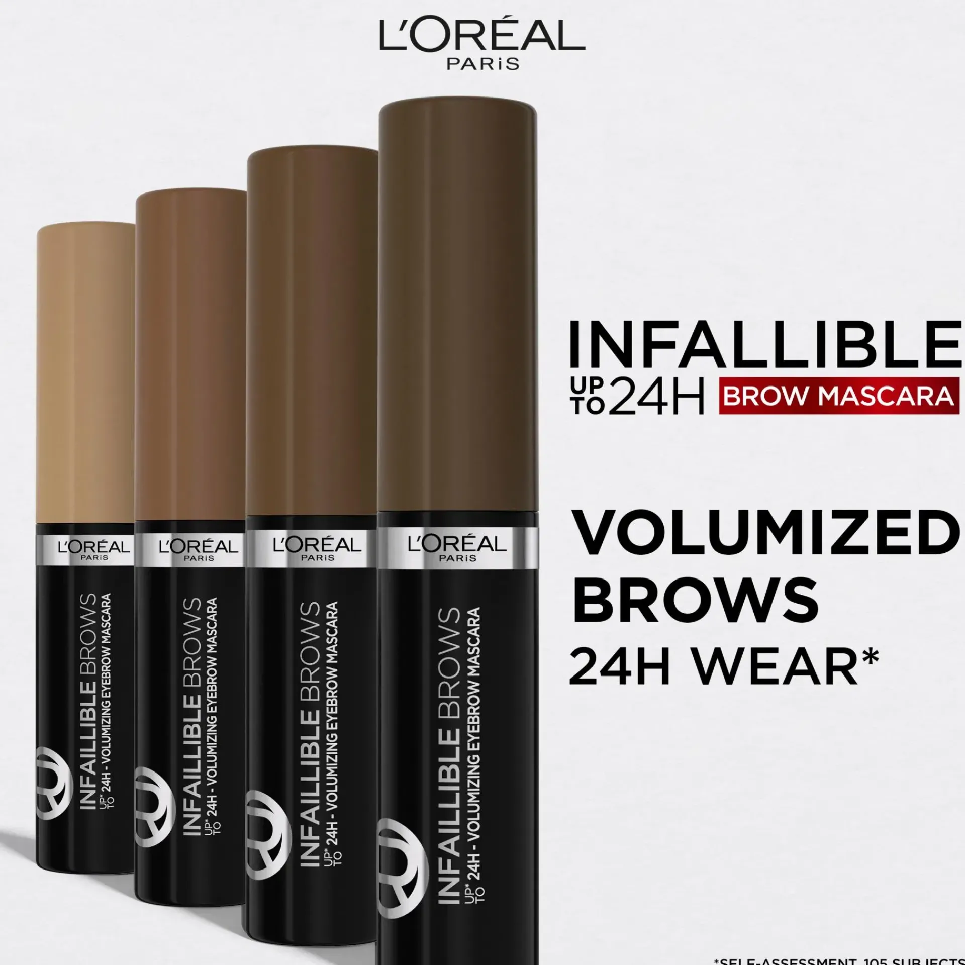 L'Oréal Paris Silmämeikit<Infaillible Brows 24H Volumizing Eyebrow 5.0 Light Brunette kulmamaskara 5ml