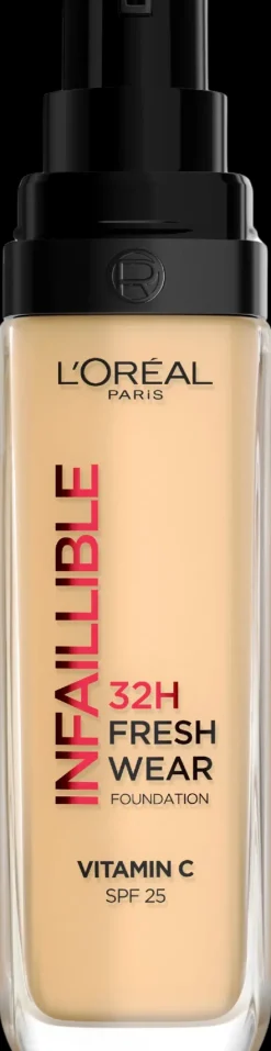 L'Oréal Paris Kasvomeikit<Infaillible Fresh Wear 120 Warm Undertone meikkivoide 30ml