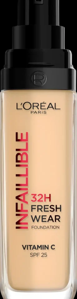 L'Oréal Paris Kasvomeikit<Infaillible Fresh Wear 125 Warm Undertone meikkivoide 30ml