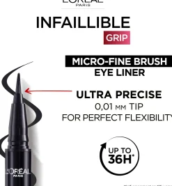 L'Oréal Paris Silmämeikit<Infaillible Grip 36H Micro-Fine eyeliner nestemäinen silmänrajausväri 0,4g