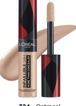L'Oréal Paris Kasvomeikit<Infaillible More Than Concealer peitevoide 324 Oatmeal 11ml