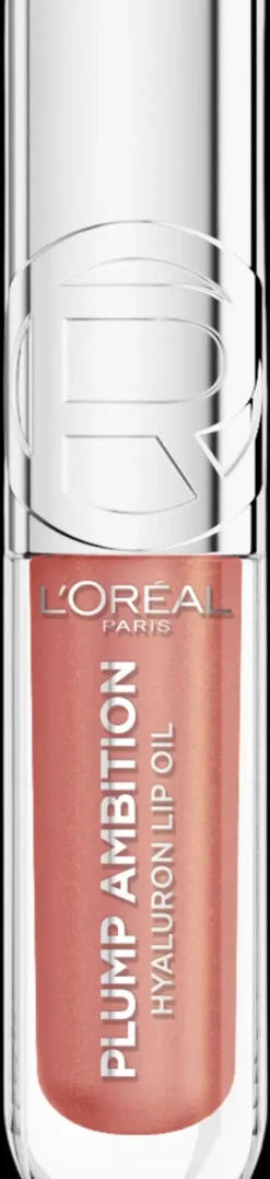 L'Oréal Paris Huulimeikit<Plump Ambition Hyaluron Lip Oil 101 Cristal Clear huuliöljy 5 ml