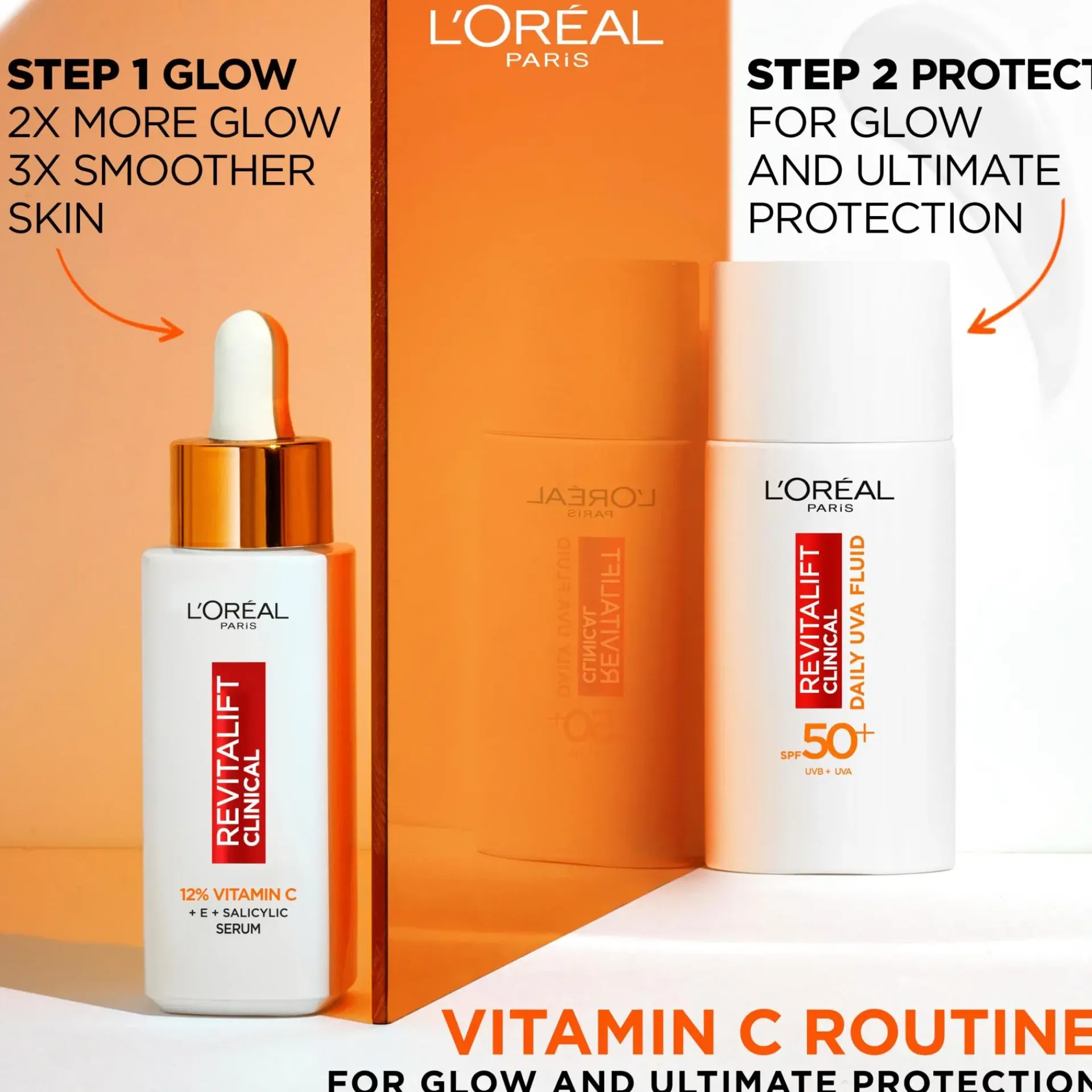L'Oréal Paris Ihonhoidon Tehoaineet|Kasvojenhoito<Revitalift Clinical Daily Moisturizing Fluid SPF 50 päivävoide normaalille iholle 50ml