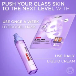 L'Oréal Paris Kasvojenhoito<Revitalift Filler Glass Skin Kangasnaamio 1pcs
