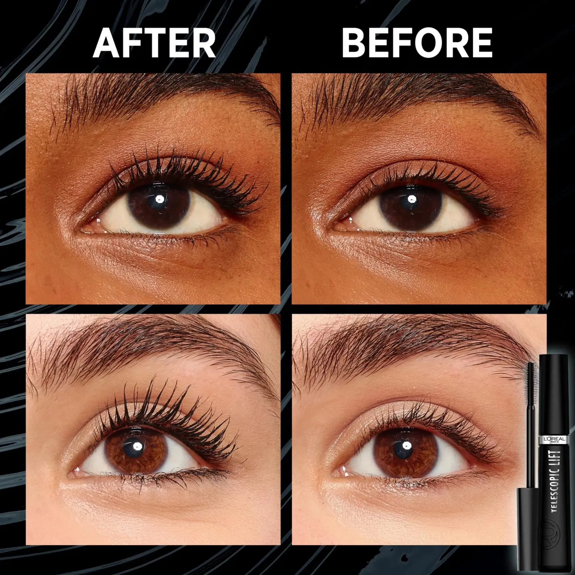 L'Oréal Paris Silmämeikit<Telescopic Lift Extra Black maskara 9,9ml