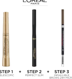 L'Oréal Paris Silmämeikit<Telescopic Maskara Black/Noir ultrapidentävä ripsiväri 8ml
