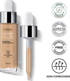 L'Oréal Paris Kasvomeikit<True Match Nude Plumping Tinted Serum Tan6-7 meikkivoide 30ml