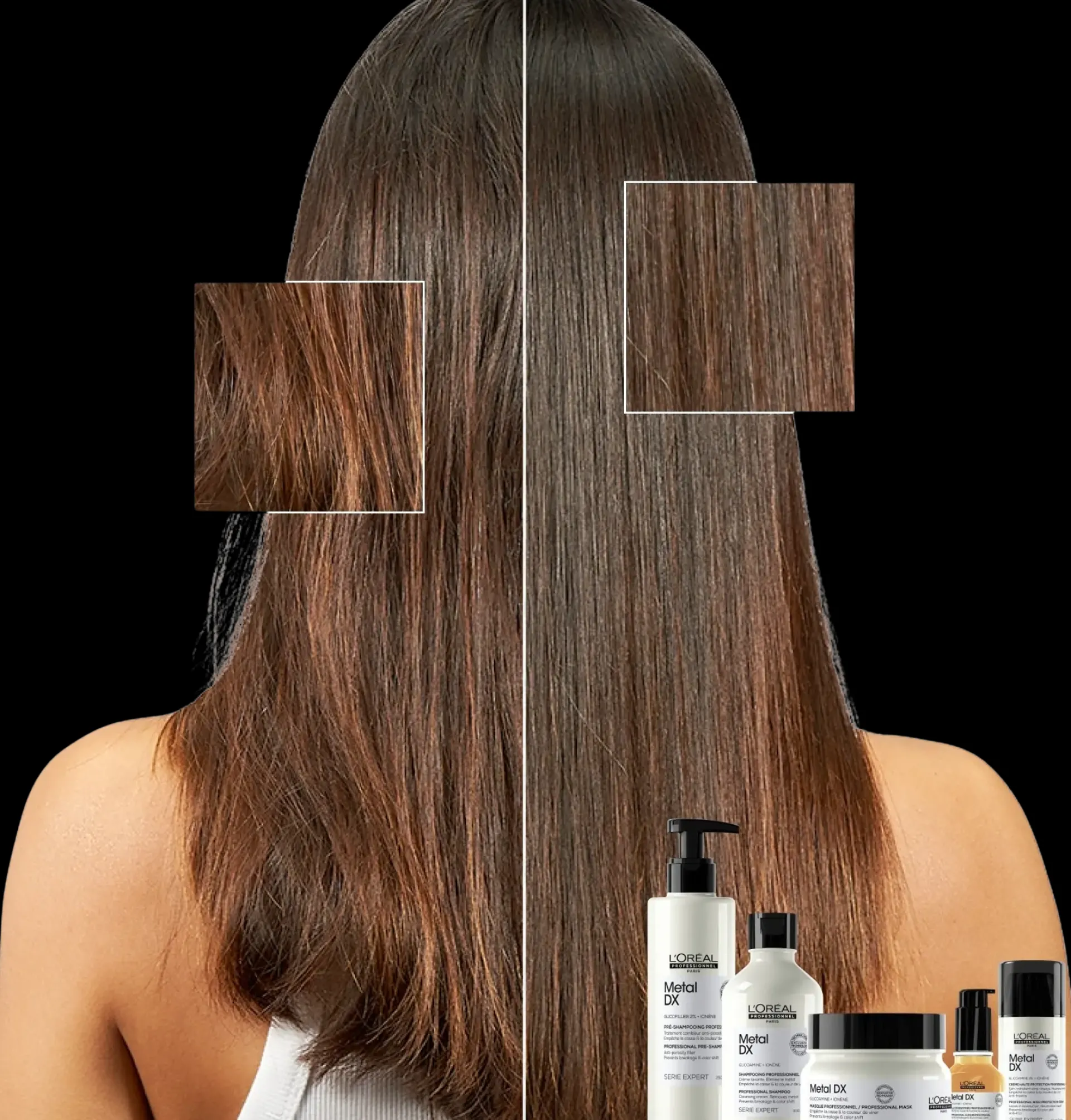 L'Oréal Professionnel Hiustenhoitopakkaukset|Matkakokoiset Tuotteet<Metal DX matkakokosetti