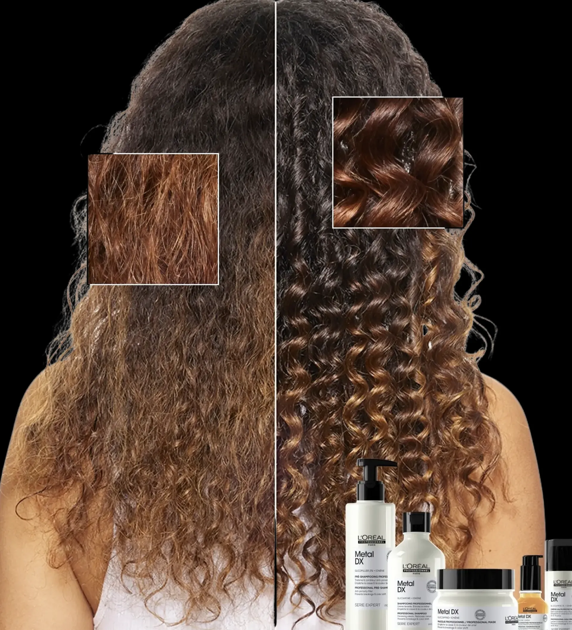 L'Oréal Professionnel Hiustenhoitopakkaukset|Matkakokoiset Tuotteet<Metal DX matkakokosetti