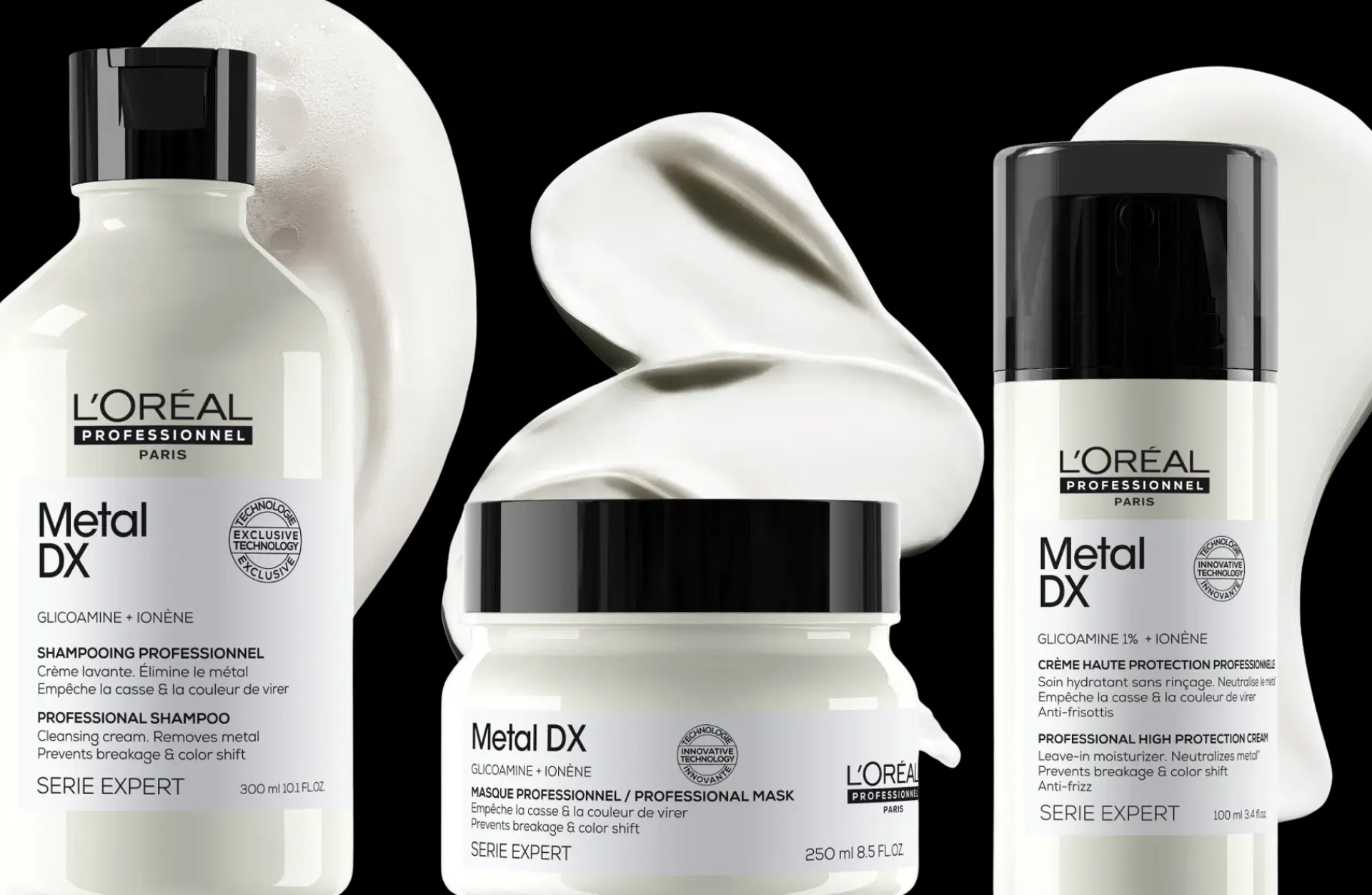 L'Oréal Professionnel Hiustenhoito|Kampaamotuotteet<L´Oréal Professionnel Metal DX Cream Leave-In suojavoide 100 ml
