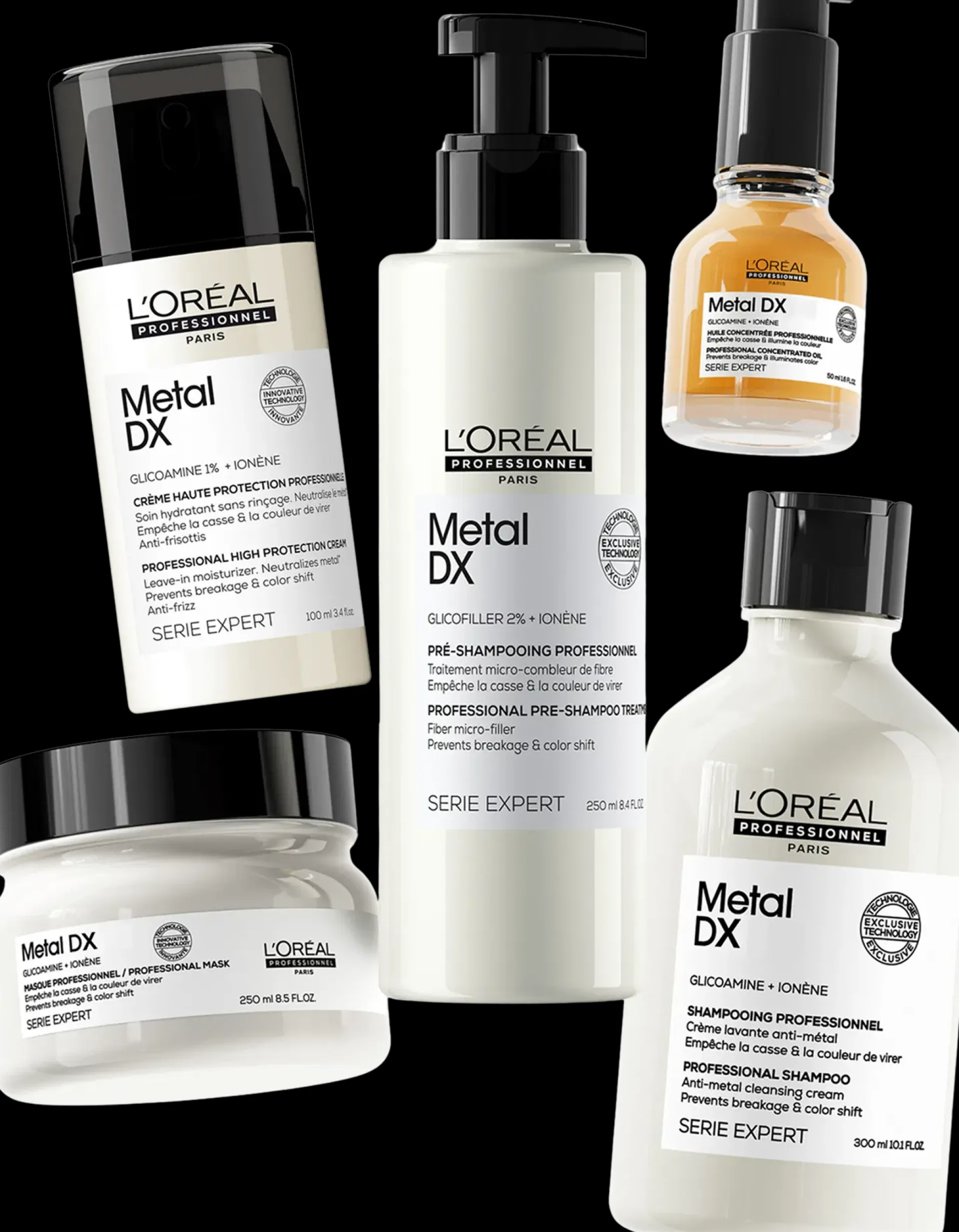 L'Oréal Professionnel Hiustenhoito|Kampaamotuotteet<Série Expert Metal DX anti-deposit protector concentrated oil hiusöljy 50 ml