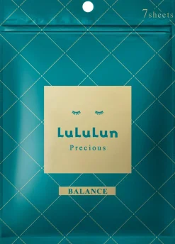 LuLuLun J-Beauty|Kasvojenhoito<Precious Sheet Mask Green 7-pack kosteuttava ja tasapainottava kangasnaamio 7 kpl