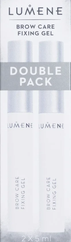 Lumene Silmämeikit<Brow Care Kulmien muotoilugeeli tuplapakkaus transparent