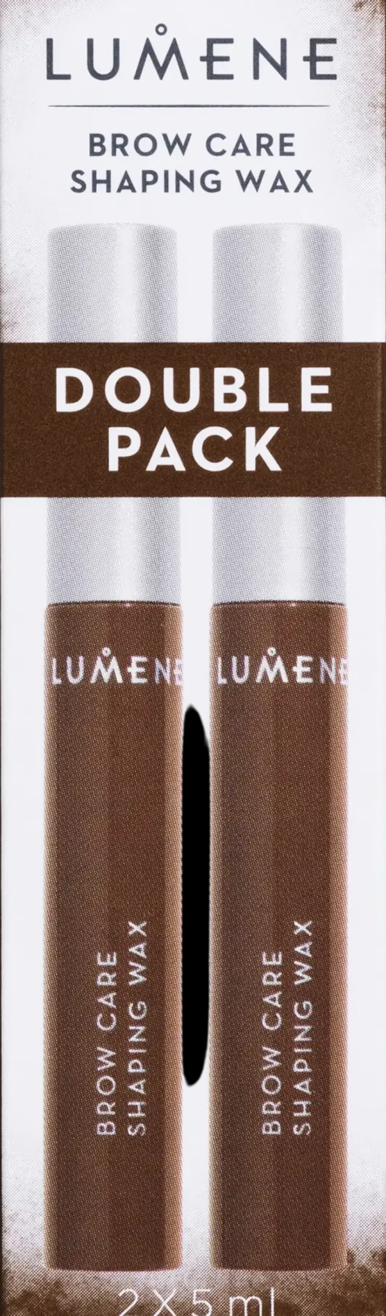 Lumene Silmämeikit<Brow Care Shaping Wax 2 Tuplapakkaus harmaanruskea 