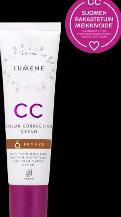 Lumene Kasvomeikit<CC Color Correcting Meikkivoide SK20 6 Bronze 30 ml