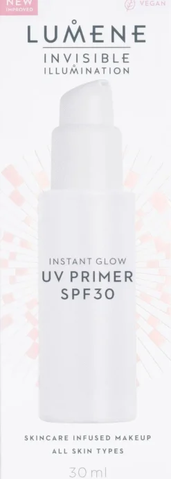 Lumene Kasvomeikit<Invisible Illumination Instant Glow Heleyttävä Meikinpohjustaja SK 30 30ml