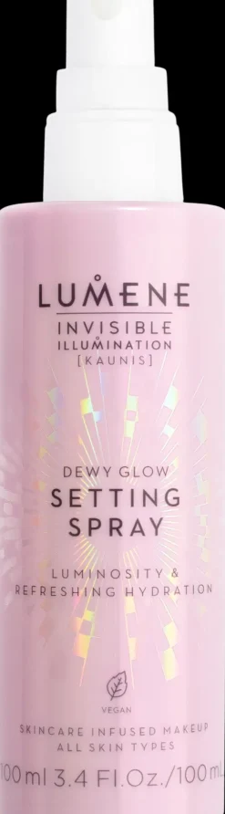 Lumene Kasvomeikit<Invisible Illumination Dewy Glow Kosteuttava meikinkiinnityssuihke 100 ml
