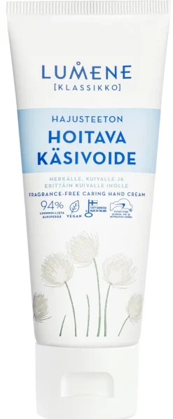 Lumene Hajusteettomat Ihonhoidon Tuotteet|Käsienhoito<KLASSIKKO Hajusteeton hoitava käsivoide 100 ml
