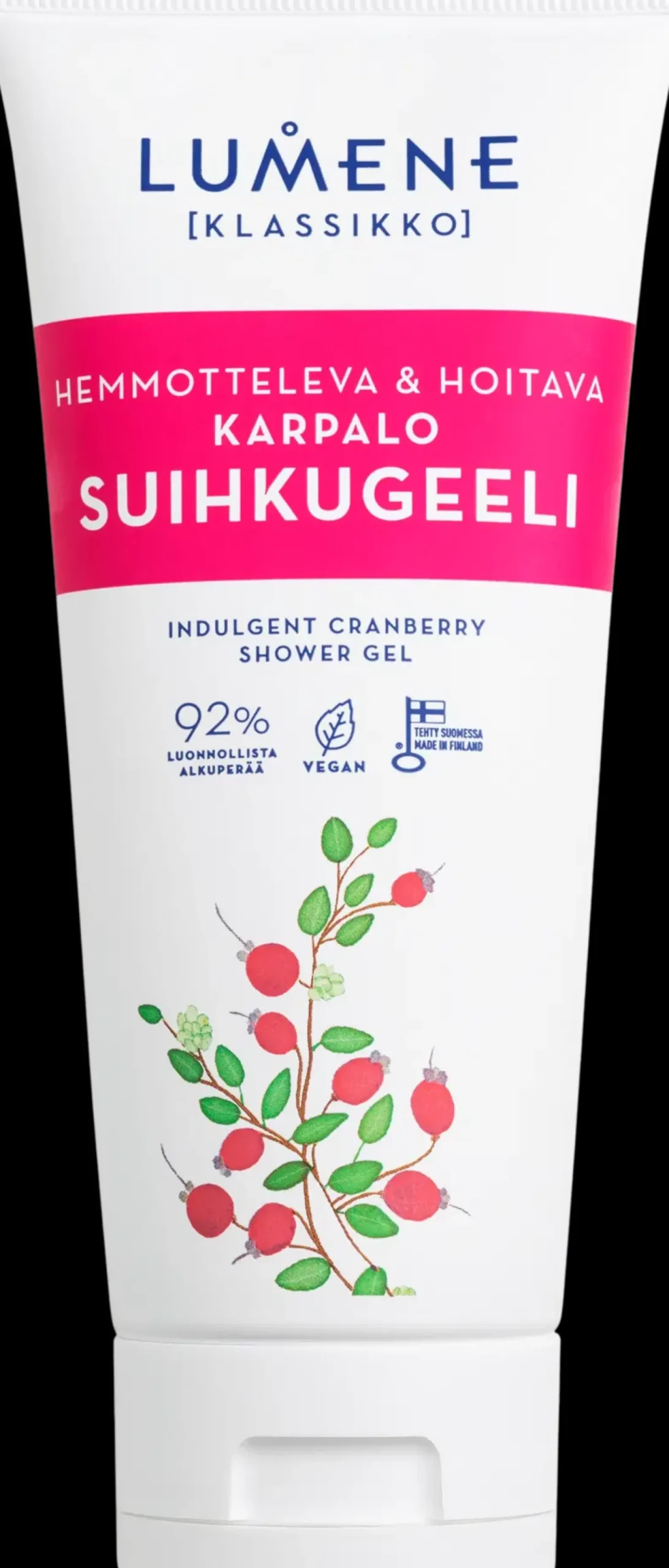 Lumene Vartalonhoito<KLASSIKKO Hemmotteleva & hoitava karpalo suihkugeeli 200ml