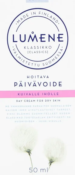 Lumene Kasvojenhoito<KLASSIKKO Hoitava päivävoide kuivalle iholle 50ml