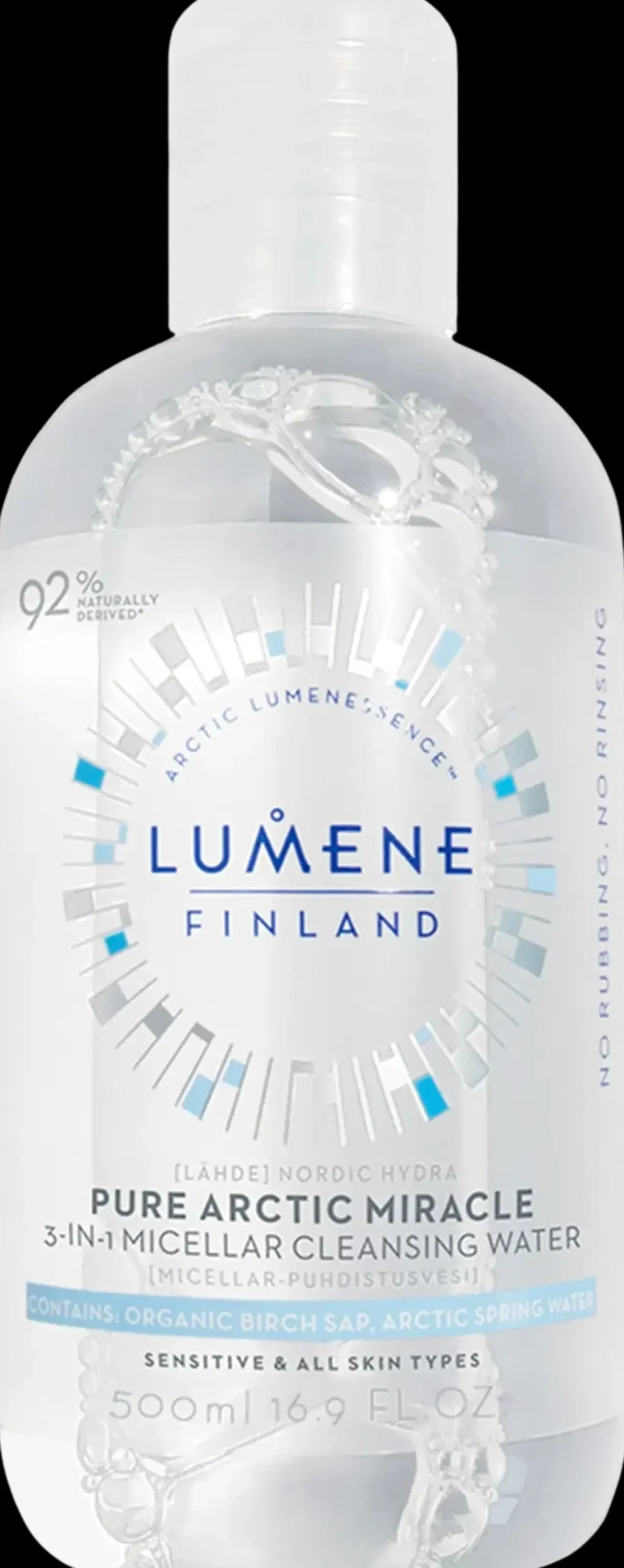Lumene Kasvojenhoito<LÄHDE 3IN1 Micellar-Puhdistusvesi 500ml