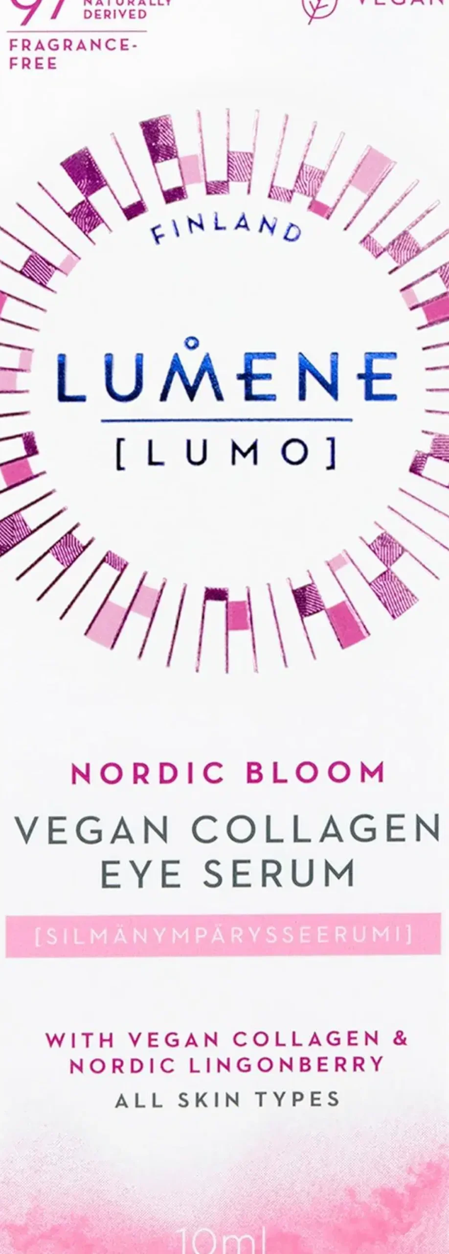 Lumene Ihonhoidon Tehoaineet|Kasvojenhoito<LUMO Kimmoisuutta lisäävä silmänympärysseerumi 10ml