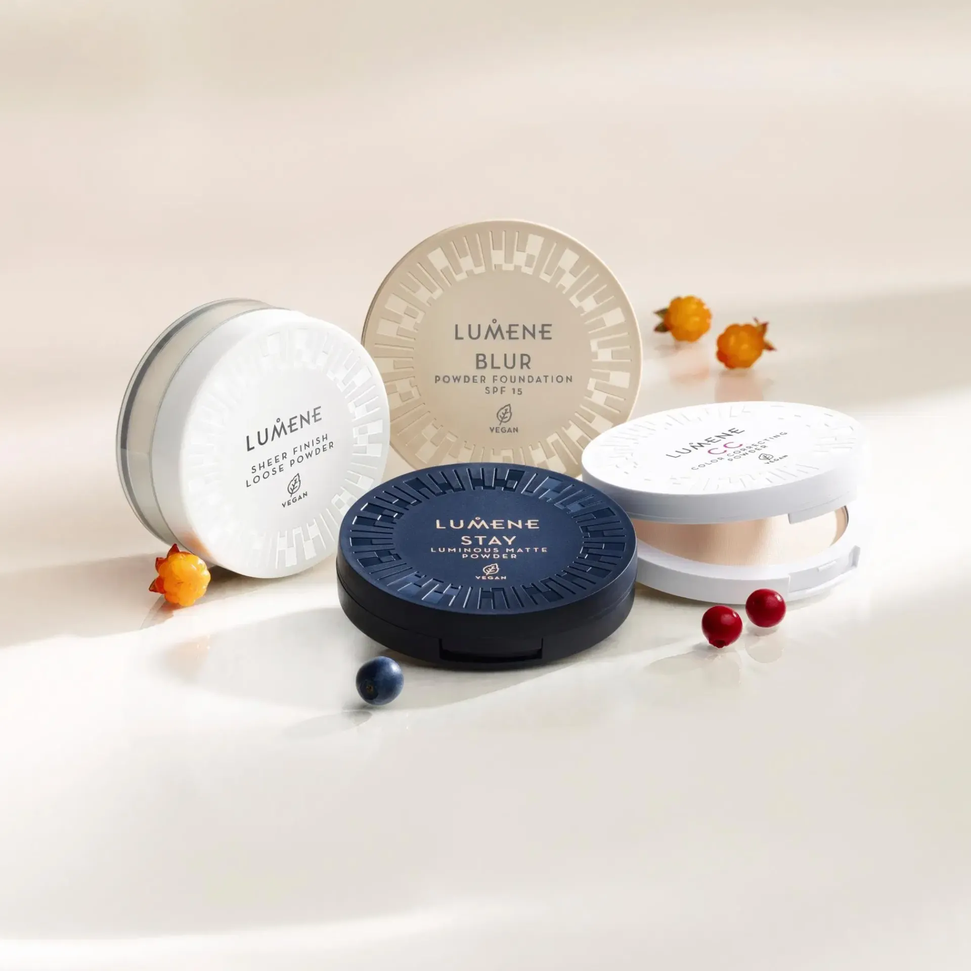 Lumene Kasvomeikit<Stay Luminous Matte puuteri 10 g