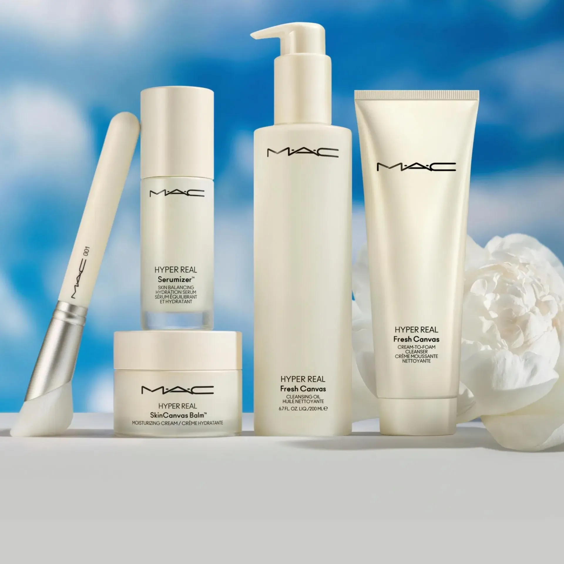 Mac Cosmetics Kasvojenhoito<MAC Hyper Real Cream-To-Foam Cleanser kasvopuhdistus 30 ml