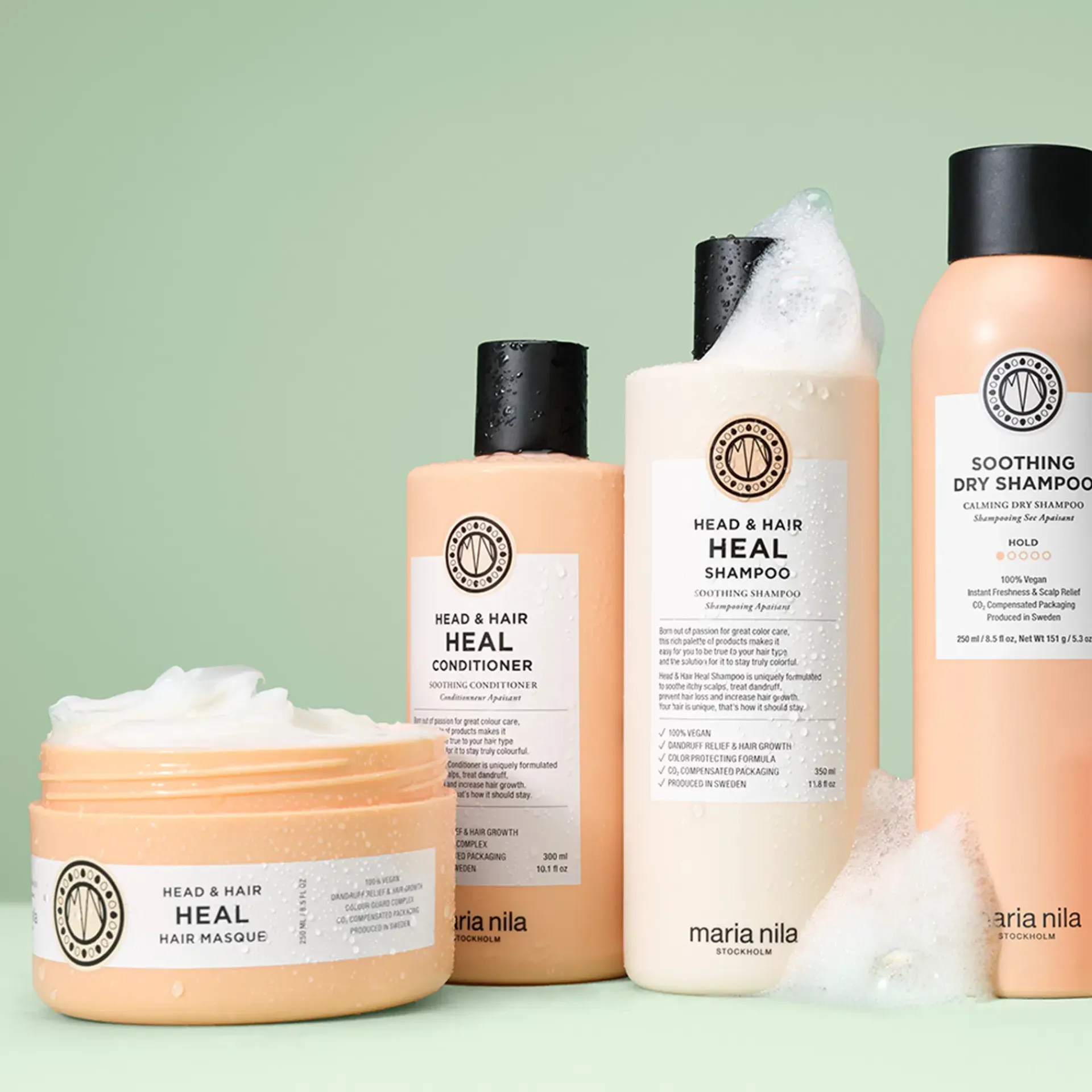 Maria Nila Shampoot|Kampaamotuotteet<Head&Heal shampoo 350 ml