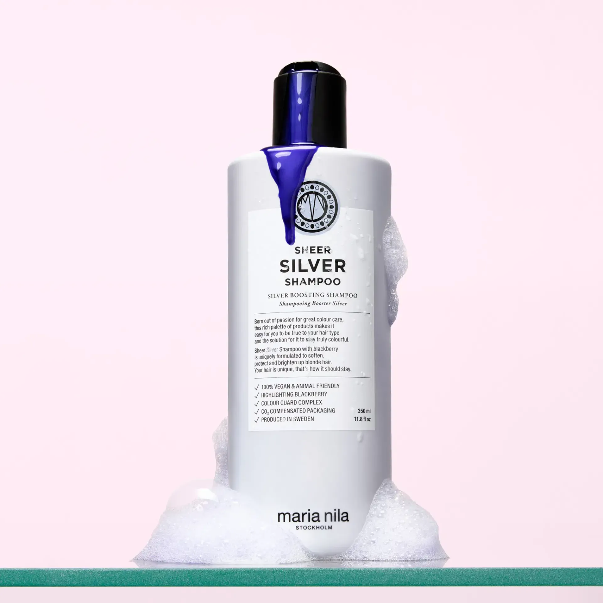 Maria Nila Shampoot|Kampaamotuotteet<hopeashampoo 350 ml