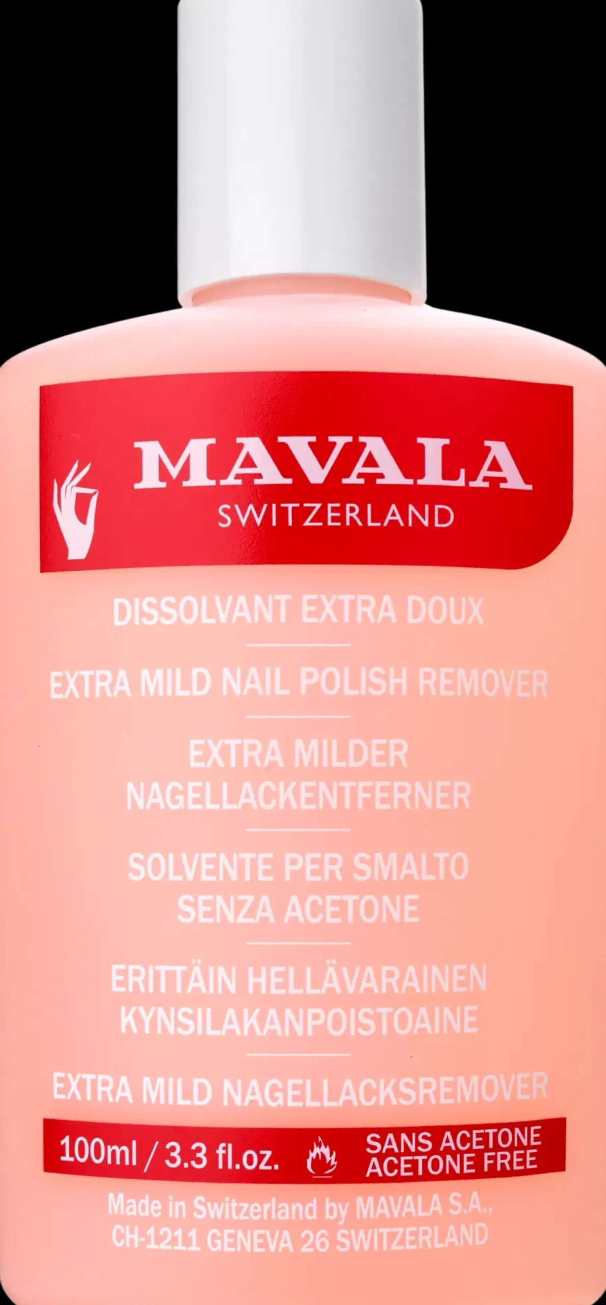 Mavala Kynsimeikit Ja Kynsienhoito<100ml Nail Polish Remower Pink kynsilakanpoistoaine pinkki