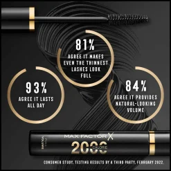 Max Factor Silmämeikit<2000 Calorie ripsiväri 9 ml Black