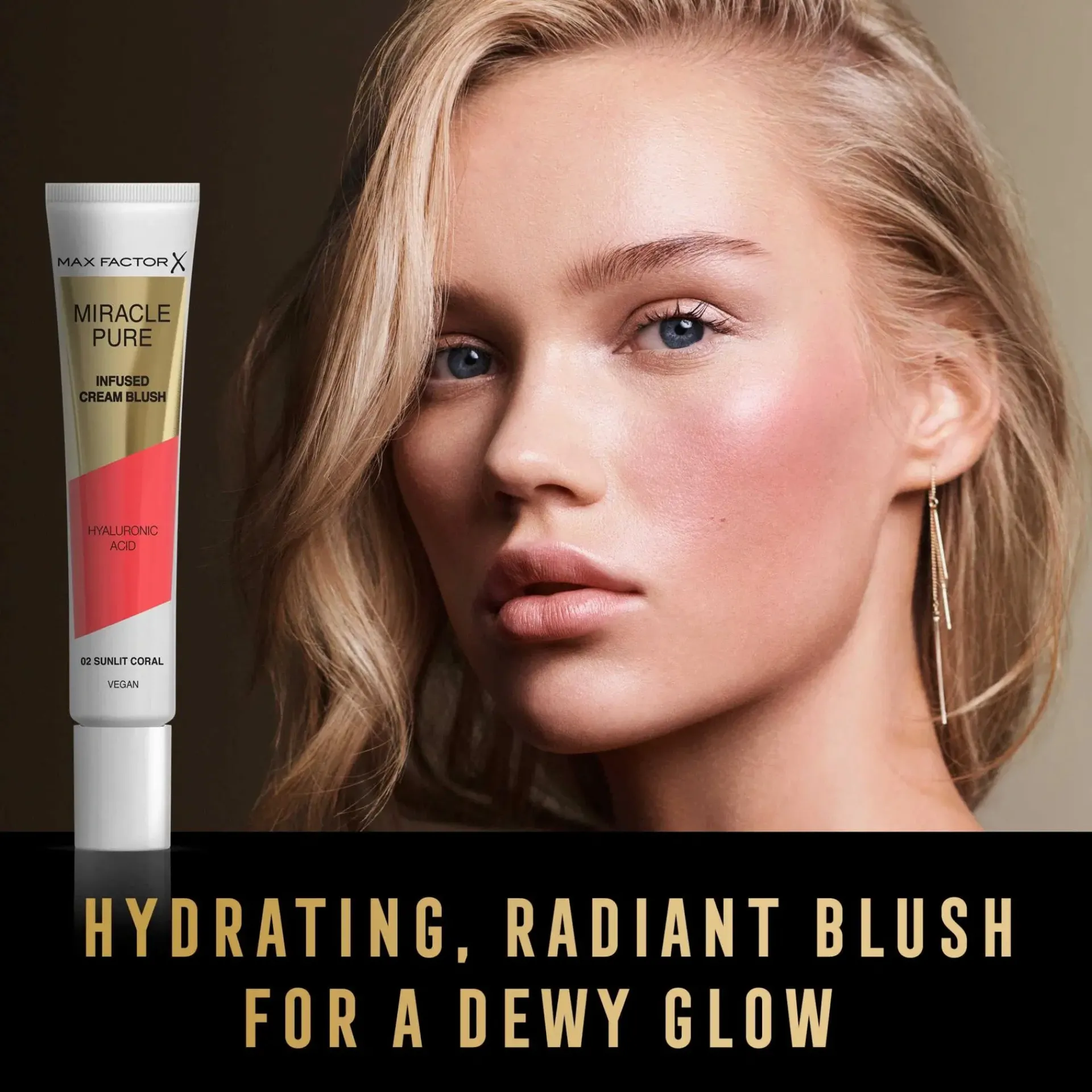Max Factor Kasvomeikit<Miracle Pure Cream Blush poskipuna 15 ml