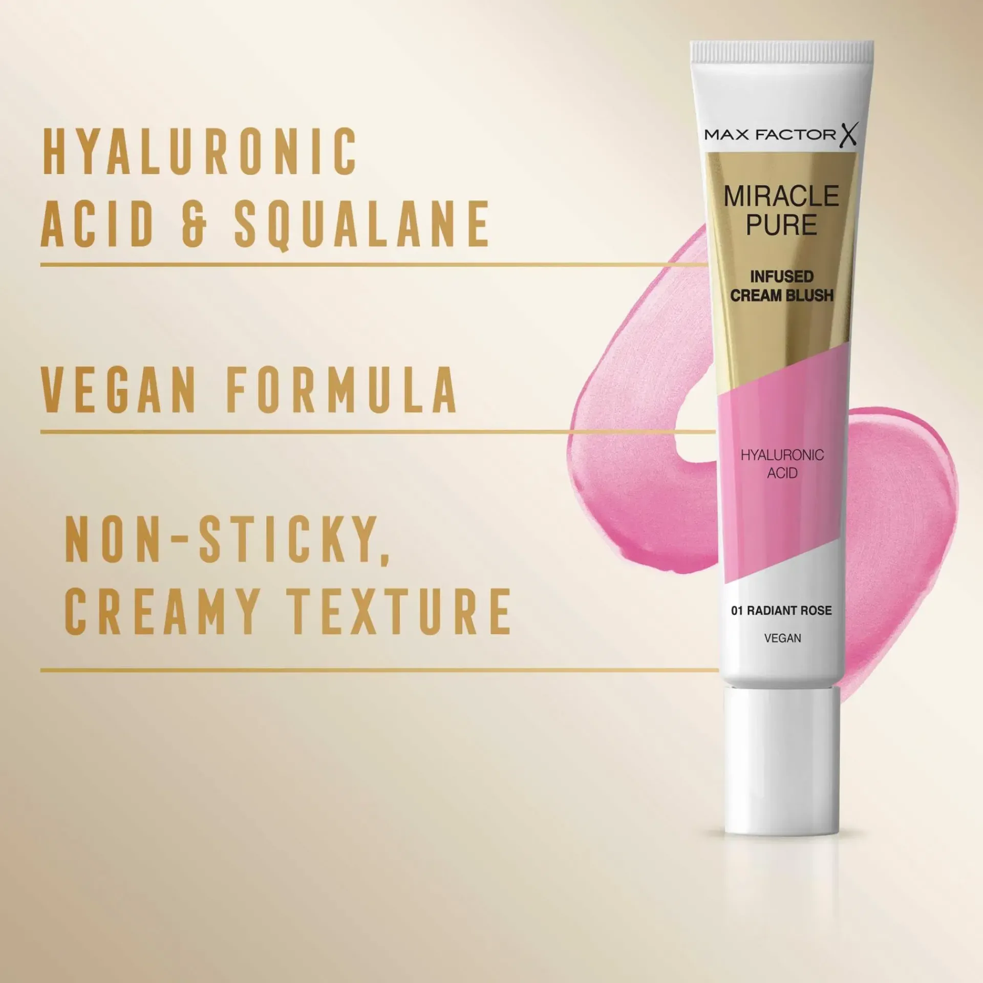 Max Factor Kasvomeikit<Miracle Pure Cream Blush poskipuna 15 ml