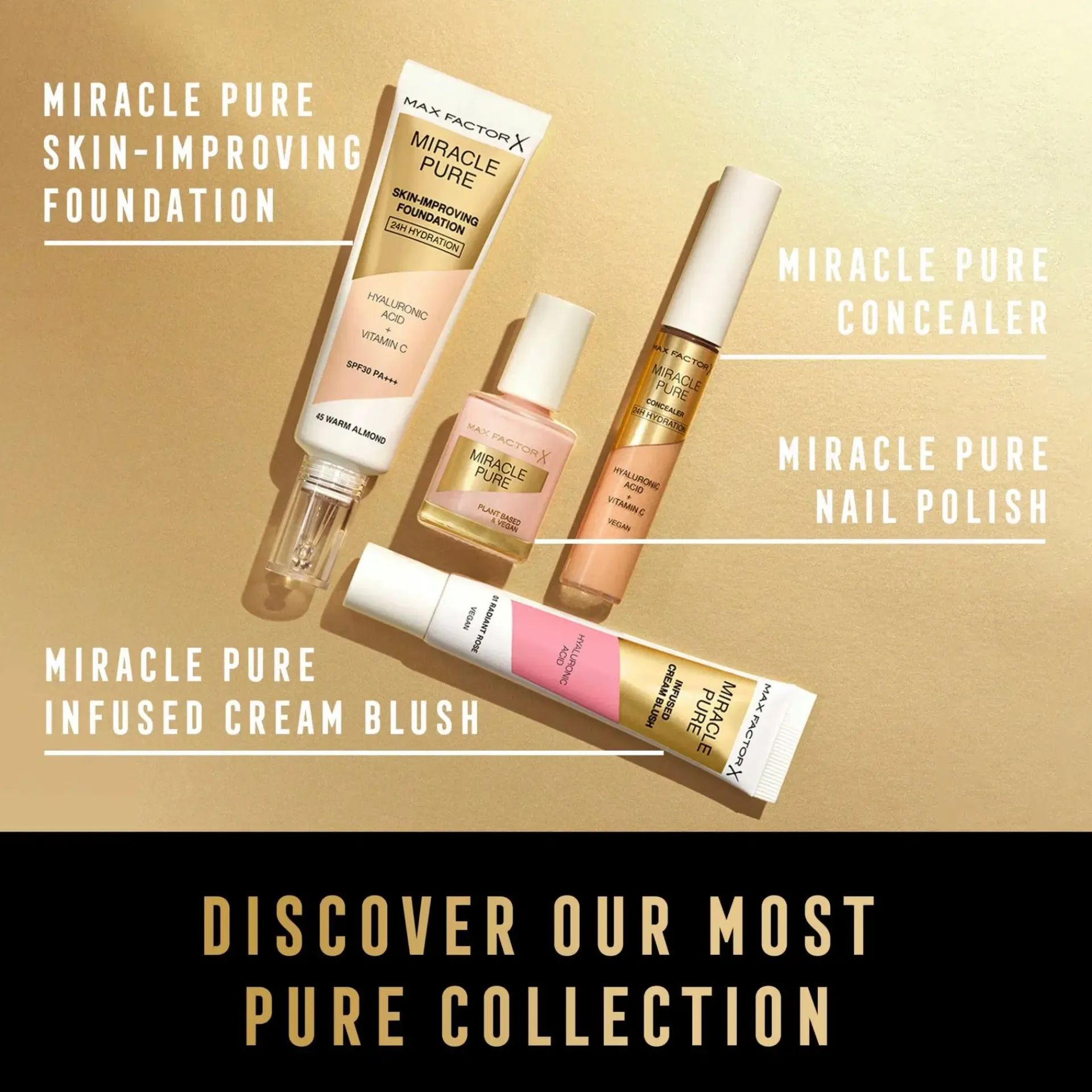 Max Factor Kasvomeikit<Miracle Pure Concealer peitevoide 7,8 ml