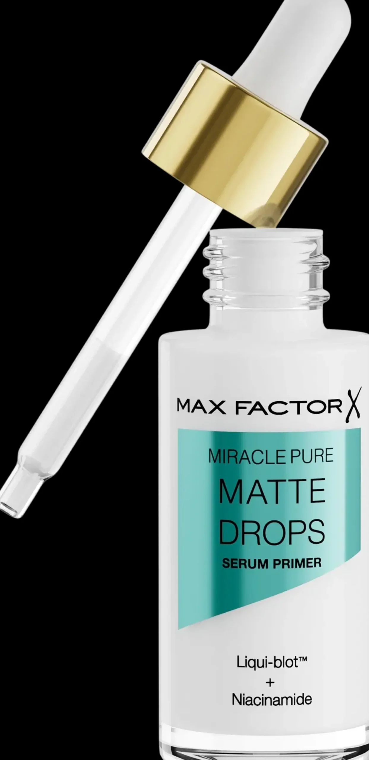 Max Factor Kasvomeikit<Miracle Pure Matte Drops Serum Primer 30 ml kasvoseerumi