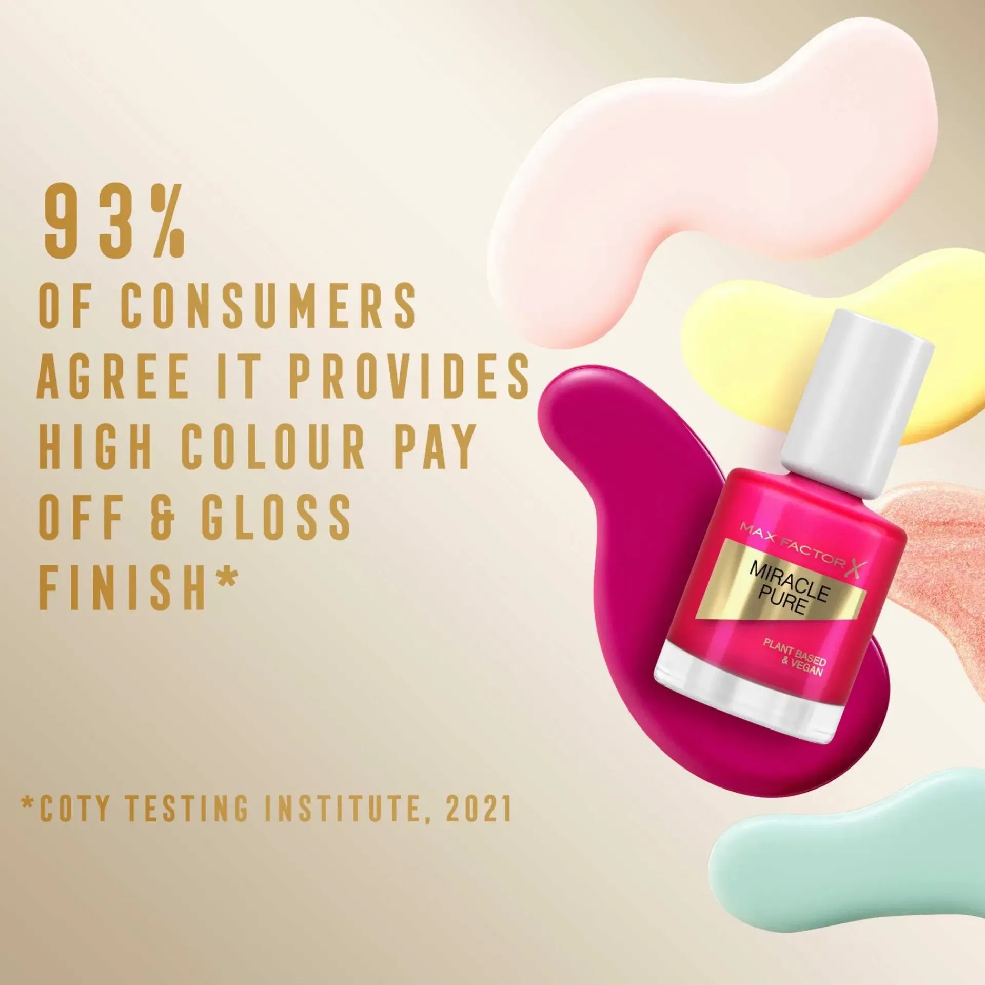 Max Factor Kynsimeikit Ja Kynsienhoito<Miracle Pure Nail polish kynsilakka 12 ml