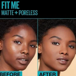 Maybelline Kasvomeikit<New York Fit Me Matte + Poreless 101 True Ivory -meikkivoide 30ml