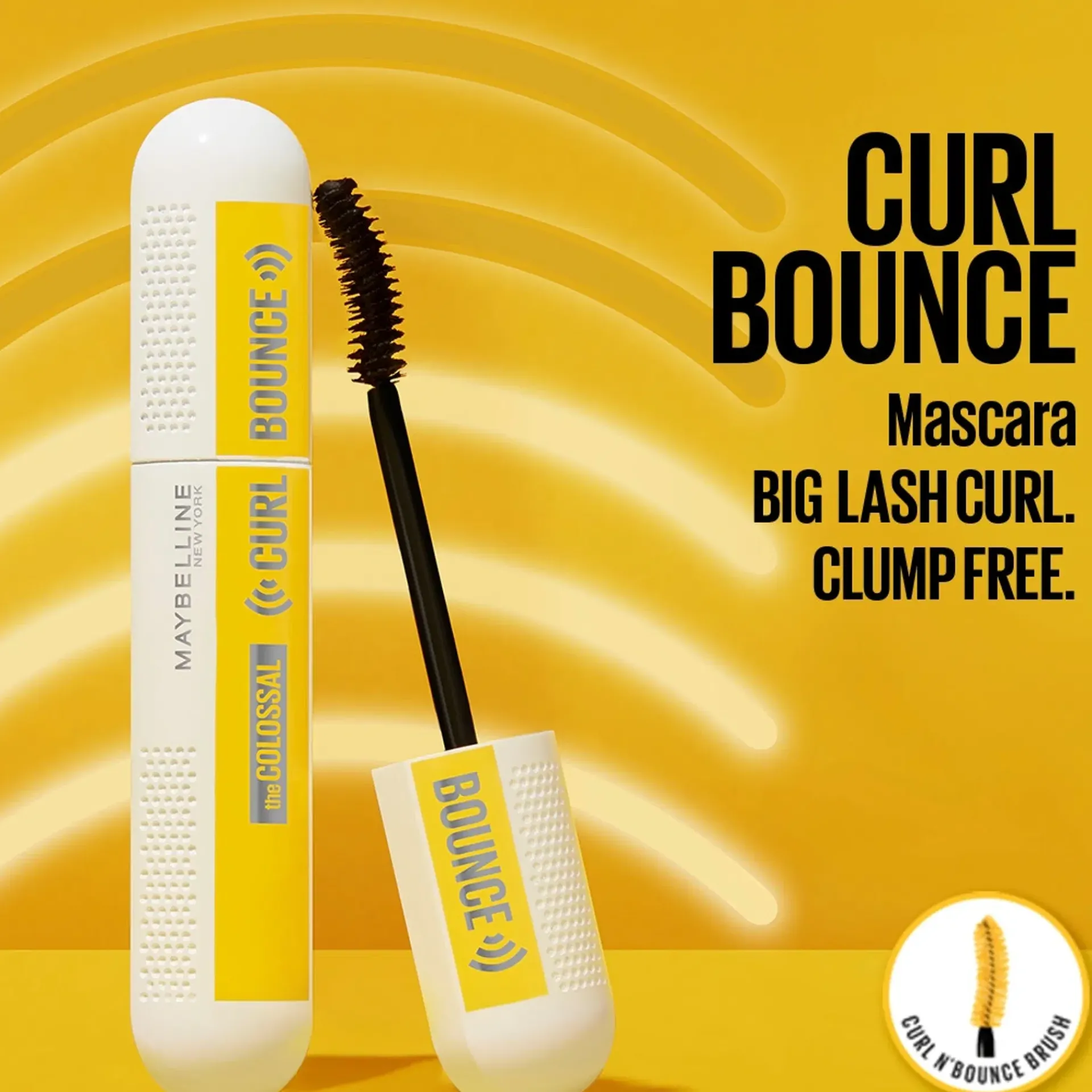 Maybelline Silmämeikit<New York Colossal Curl Bounce Black maskara 10 ml