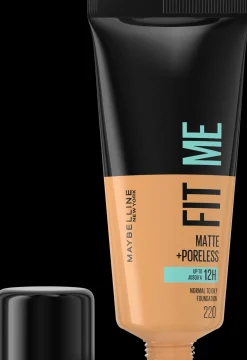 Maybelline Kasvomeikit<New York Fit Me Matte+Poreless -meikkivoide 220 Natural Beige 30ml