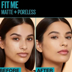 Maybelline Kasvomeikit<New York Fit Me Matte+Poreless -meikkivoide 220 Natural Beige 30ml
