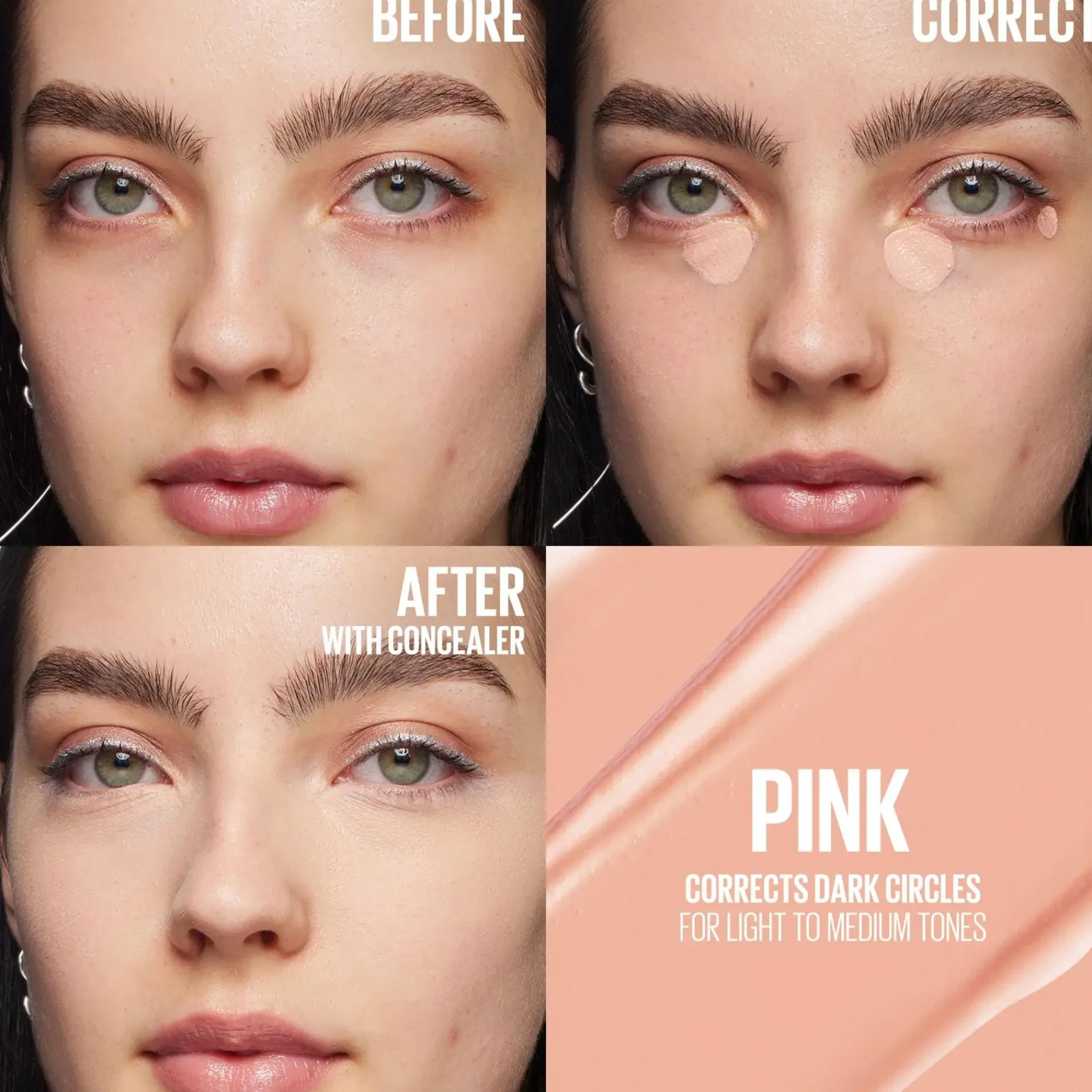 Maybelline Kasvomeikit<New York Instant Anti Age Eraser Väriä Korjaava Peitevoide 05 Pink 6,8 ml